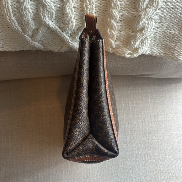 Celine Brown and Tan Vintage Pouch - Picture 4 of 10